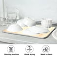 thumbnail image 3 of Iauyy Dish Drying Mat for Kitchen Counter, Super Absorbent & Hanging 16x18 / 18x24 Inch (S/M) White Space Area, 3 of 8