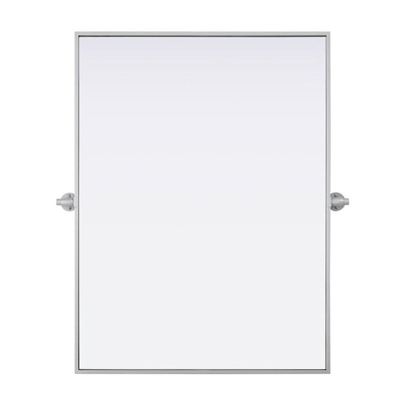 Elegant Kitchen and Bath Amoura 27X36 Pivot Mirror In Silver
