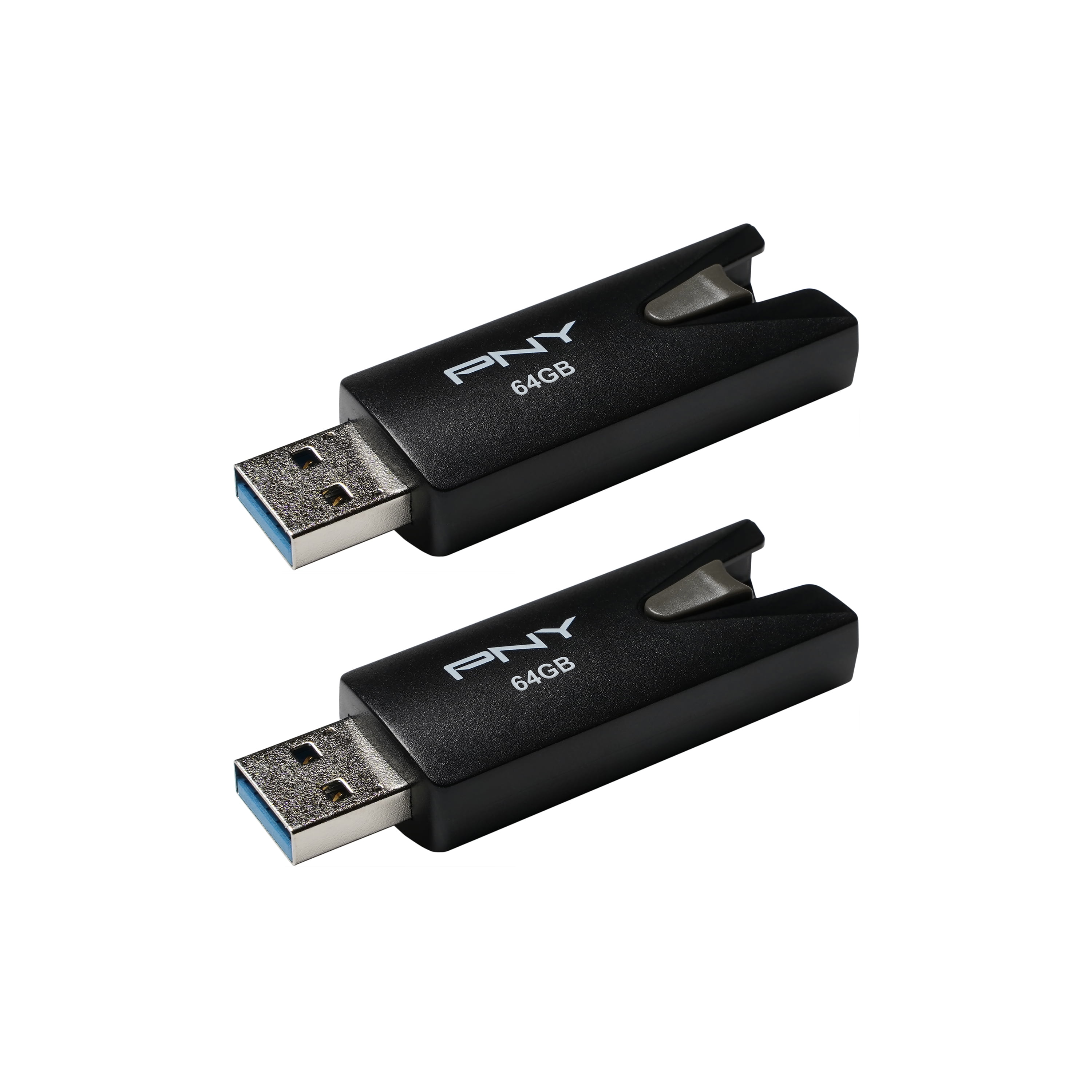 PNY 64GB Elite USB 3.2 Flash Drive 2 Pack - 100MB/s
