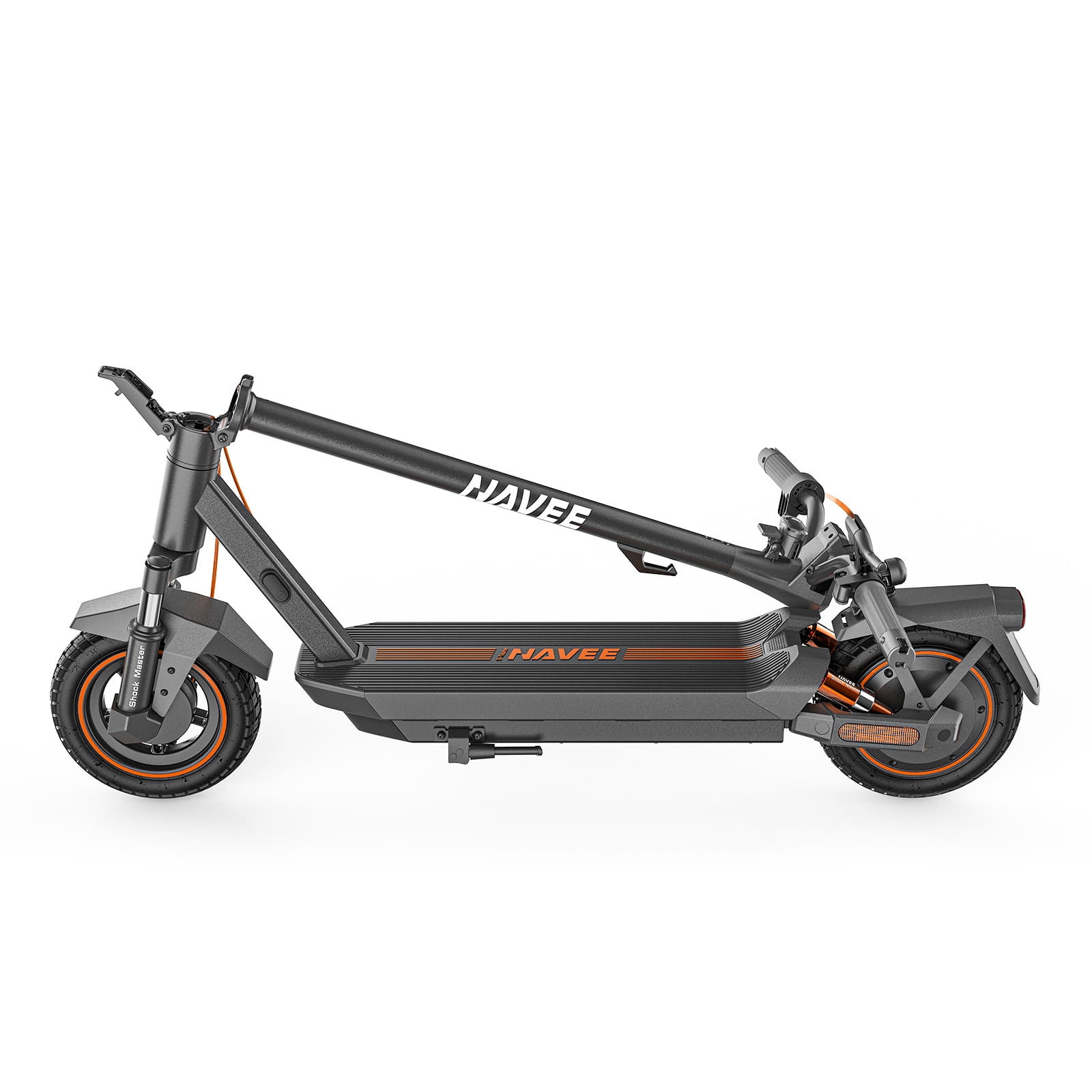 NAVEE GT3 Foldable Electric Scooter for Adults and Teens, 19.9 mph Max Speed, 31 Mile Range, Dual Suspension, Black, UL2272 Certified