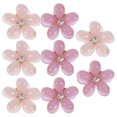 thumbnail image 2 of 10Pcs Crystal Flower Hair Clips Small Claw Clip for Women Comfortable Decorative Side Bangs, 2 of 9