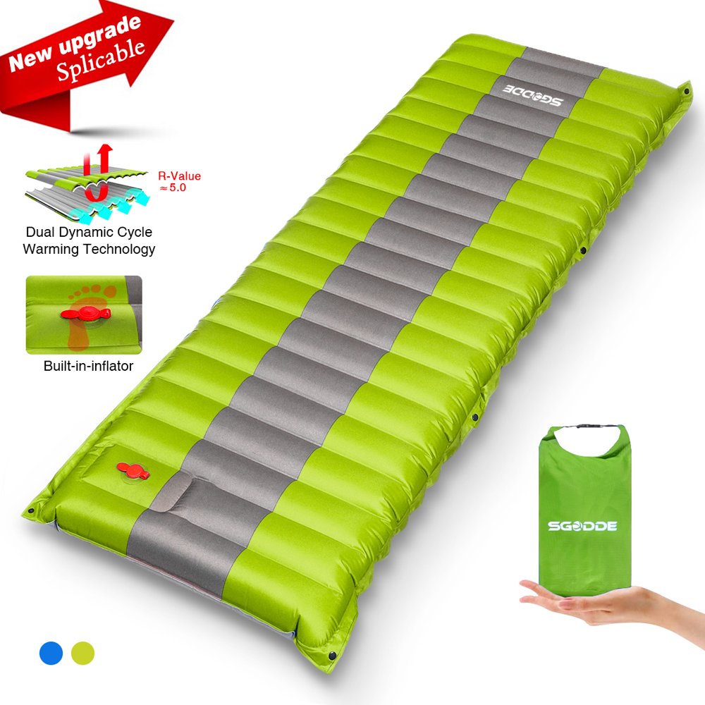 small inflatable sleeping pad
