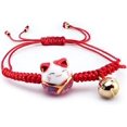 thumbnail image 1 of Omky Pulsera Ajustable Gatito de la Suerte | Varios Colores | Maneki Neko | Gato Ceramico Grande rojo Sailing Electrónica, 1 of 4