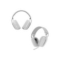 thumbnail image 3 of Logitech Zone Vibe 100 Écouteurs Sans Fil Légers par-Dessus l'Oreille avec Microphone à Réduction de Bruit, Casque Bluetooth Multipoint Avancé, Fonctionne avec Teams, Google Meet, Zoom, Mac/PC - Blanc - Casque - Pleine Taille - Bluetooth - Sans Fil - Blanc, 3 of 14