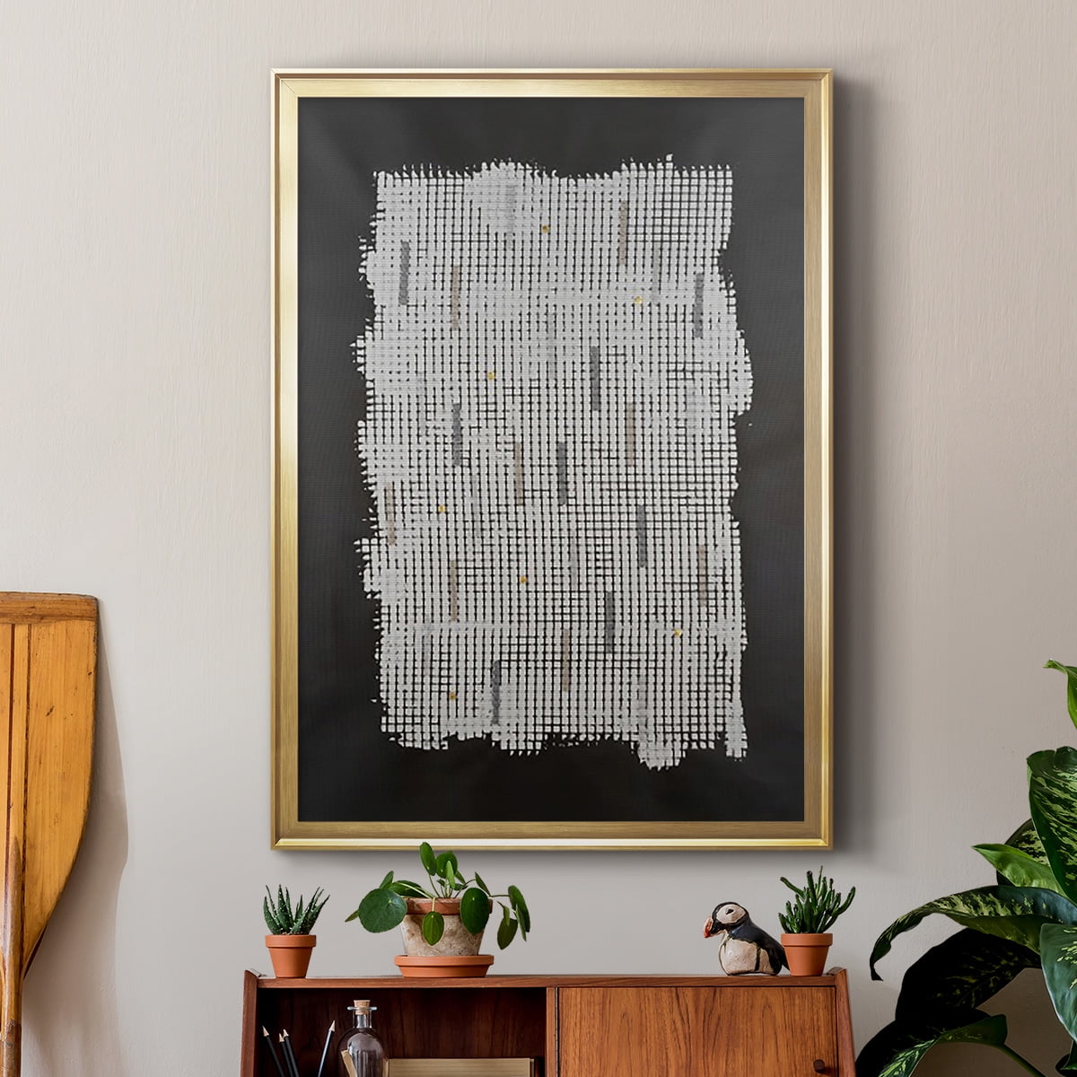 Bits & Bytes II Premium Framed Print, in Gold, Black, or Silver - Ready to Hang