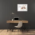 thumbnail image 3 of PI Studio  24x17 White Modern Wood Framed Museum Art Print Titled - Rudolph and Clarice, 3 of 4