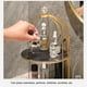 thumbnail image 3 of Soporte de artículos de tocador para cosméticos, organizador de suministros para el cuidado de la piel, estante de almacenamiento para lavabo, Almacenamiento y organización del hogar Blanco Doble Capa Yuarrent HA080147-01B, 3 of 6