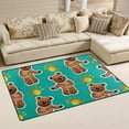 thumbnail image 2 of Coolnut Lightweight Soft Area Rugs 60 x 39 inch (5'x 3'3"), Cute Bears with Sun Floor Mat for Kids Playing Room Hardwood Floor Living Room Nursery Rugs, 2 of 6