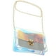 thumbnail image 5 of EeaseMX Bolso transparente para mujer, con cadena de colores, minibolso de gelatina transparente (azul), 5 of 7