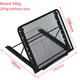 thumbnail image 3 of Soporte para computadora portátil, base para tableta, soporte plegable para piso, soporte combinado de malla de hierro para tableta, 3 of 6