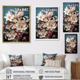 thumbnail image 4 of Designart "Opulent Magnolia Blooms" Magnolias Floater Framed Wall Art Prints, 4 of 5