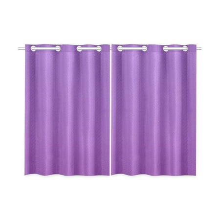 YUSDECOR Purple Window Curtains Kitchen Curtain Room ...