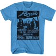 thumbnail image 1 of Poison Rock Band Look What Tour Sapphire Heather Adult T-Shirt Tee, 1 of 2