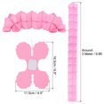 thumbnail image 2 of Uxcell 9.8ft Four-Leaf Garland, 12 Pack Tissue Paper Hanging Flower Garland Reusable Streamers, Light Pink, 2 of 7