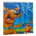 thumbnail image 3 of Scooby Doo Shower Curtain, Lovely Cartoon Shower Curtains Set for Kids Boys Girls College Dorm Bathroom, Waterproof Restroom Bathtub Decor Accessories with 12 Hooks 72X72 Inch Plastic, 3 of 8