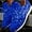 Blue, variant on Women's Casual Breathable Crystal Bling Lace Up Sport Shoes Sneakers Glitter Tennis Sneakers Comfy Sparkly Rhinestone Bling Running Shoes Shiny Sequin Flat Heel Shoes