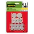 thumbnail image 1 of Scotch® Felt Pads Value Pack, SP842-NA, beige, assorted sizes, 36 per pack, 1 of 6