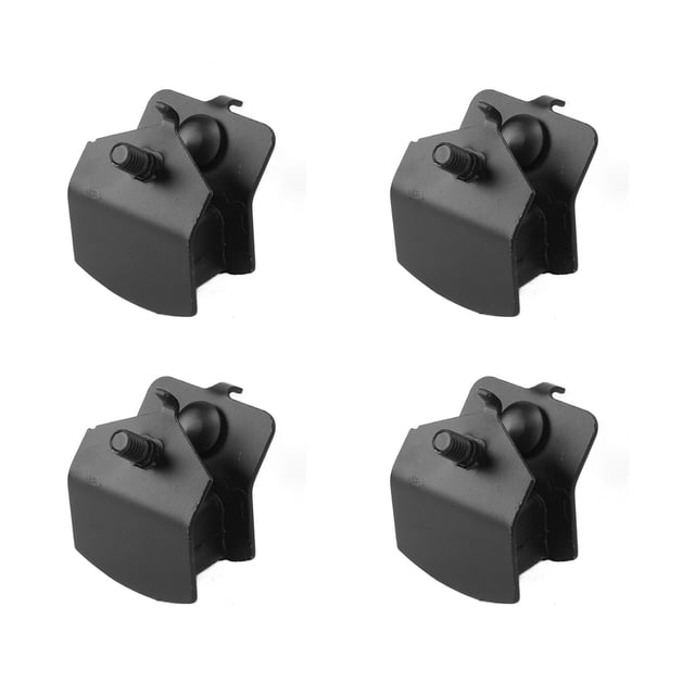 Coussin de Pied Absorbant les Chocs pour Générateur Diesel, 4 Pcs Accessoires de Pied Anti-Vibration Design Épuré