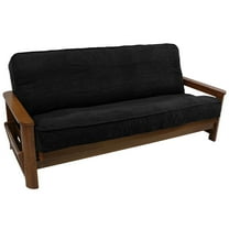 Blazing Needles Solid Microsuede Double Corded 8 to 9-inch Full Futon Cover