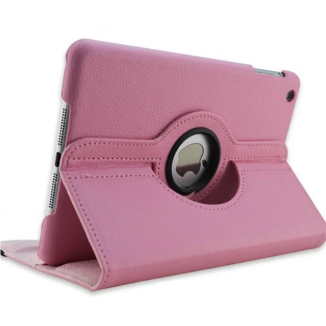 Case For Apple iPad Pro 12.9 360 Rotating Smart Cover iPad 12.9 Pro 3 4 5 6th Gen 12.9" PU Leather Protective Funda Tablet Shell Pink Pro12.9 3rd Gen 2018