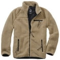 thumbnail image 4 of BRANDIT INDIVIDUAL WEAR Adult Male Fleece Full Zip Jacket, Color: Camel, Size: M, 4 of 7