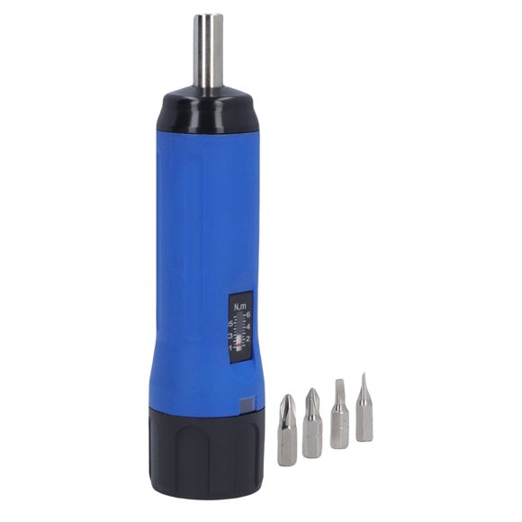 Torsion Screwdriver, Wear Resist CW CCW Manual Adjustable Preset Torsion Screwdriver Kit for Electrical Light Industry Mechanical Manufacturing