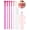 Pink Series, variant on NiHome 6PCS Anti Wrinkle Straws with Silicone Widen Flat Tip Drinking Plastic Straw, Fit for Stanley 30 oz 40 oz Tumbler, Reusable Wrinkle Free Plastic Long Straw, 2 Brushes, BPA-free (Pink Series)
