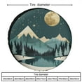 thumbnail image 2 of Camper Spare Tire Cover Abstract Mountains Lake Landscape Weatherproof Universal Wheel Protectors Mountain Forest Tire Cover Universal Fit for Trailer SUV Truck Camper Travel Trailers 15 Inch, 2 of 8