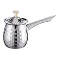 thumbnail image 4 of Pot With Long Steel Food Durable Turkish Wax Melting Durability Steel Craft Handle Cup Wax Melting Pot Wide Application Turkish Long Silver Silver 600ml, 4 of 9
