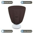thumbnail image 3 of Bird Bath Cover 18 Oz Waterproof - Customize Cover with Any Size - 100% Weather Resistant Outdoor Cover with Elastic for Snug Fit (24" Dia x 18" H, Coffee), 3 of 7