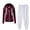 Wine Sweatshirt and Sweatpants, variant on Black of Friday Back to School Clothes Under $10 2PCS Outfits Men's And Women's Sports Tracksuits Long Sleeve Zip up Hoodies with Pockets Sweatshirt And Sweatpants Fall Winter Suit Orange XL