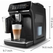 Philips 3300 Series Fully Automatic Espresso Machine with LatteGo Milk System and integrated grinder (EP3341/50)