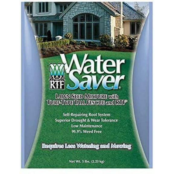 Barenbrug Water Saver Tall Fescue Grass Seed - Drought Tolerant - 5 Lb. Bag