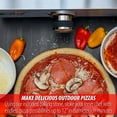 thumbnail image 6 of Deco Chef Portable Outdoor Pizza Oven and Grill with Propane Gas CSA Approved Regulator and Hose, Includes Pizza Peel, Stone, Easy Temperature Dial, Built-In Thermometer, and Grill Rack, 6 of 11