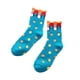 thumbnail image 2 of Calcetines largos de invierno para mujer, bonitos calcetines de terciopelo gruesos de tubo medio para regalo de Nochebuena, calcetines de dacrón para mujer, 2 of 3