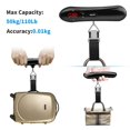 thumbnail image 3 of Báscula electrónica para equipaje Báscula digital portátil Máx. 50 kg/110 lb Báscula para maletas con función de tara y pantalla retroiluminada LED para correo/viajes/tienda. Afortunado Sencillez, 3 of 4