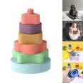 thumbnail image 4 of Juguete de apilamiento Zulema Juguetes Montessori Bloques de construcción apilables Estilo 3, 4 of 8