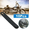 thumbnail image 2 of 10Pcs Motorcycle Rubber Frame Securing Cable Wiring Cord Harness Accessories T9Q3 Cable Elastic Ties Tie Power Clutch Fix, 2 of 7
