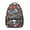 Skull and Flower, variant on Skull and Mushroom Gothic Pattern Backpack for School, Cute School Bag with Adjustable Shoulder Straps and Padded Back, 15.3"x11"x6.7"
