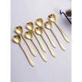 thumbnail image 1 of 8pcs Luxury Coffee Spoon, Heart Shaped Tea Spoon And Ice Cream Spoon, Perfect For Dessert, Gift Box Included, 1 of 5