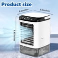 thumbnail image 4 of Oture 9000 BTU (6000 BTU DOE) Portable Air Conditioner with Humidifier, White, 4 of 13
