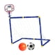 thumbnail image 2 of Aro de baloncesto con portería de fútbol, ​​juguetes plegables 2 en 1, tablero de baloncesto para Blanco, 2 of 9