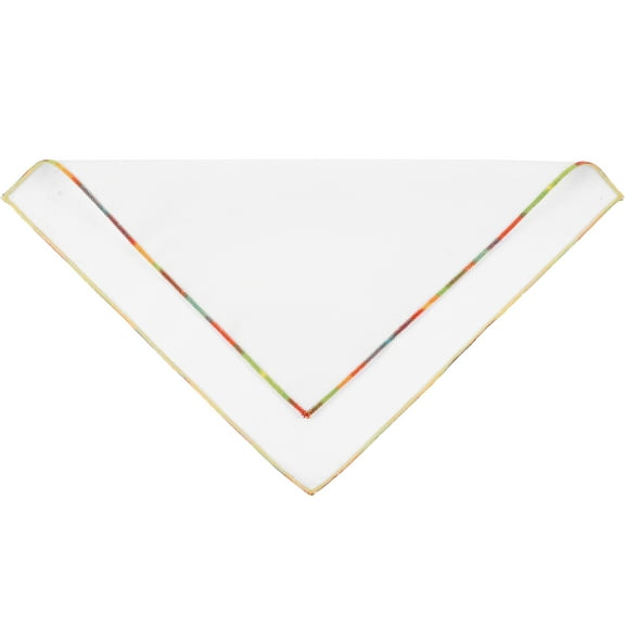 WRITWAA White Fabric Pocket for Men, Reusable Handkerchief 12x12 Inches, Ideal for Weddings, Anniversaries, and Formal Events