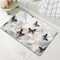 thumbnail image 6 of Diatomaceous Earth Bath Mat,Sir White Marble, Butterfly, Golden Non-Slip Volume Super Absorbent Fast Drying for Bathroom Kitchen Door mat,Eco-Friendly Easy to Clean 16×24Inch (40 * 60cm), 6 of 6