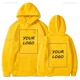 thumbnail image 5 of 2024 Estudiante Casual Texto impreso personalizado Sudadera con capucha DIY Logotipo personalizado Sudadera con capucha personalizada Sudadera con logotipo de texto, 5 of 5