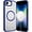 Navy Blue, variant on For iPhone SE 3 (2022) SE/8/7 Magnetic Ring HQ Transparent Thick 2.0mm Hybrid Case - Navy Blue