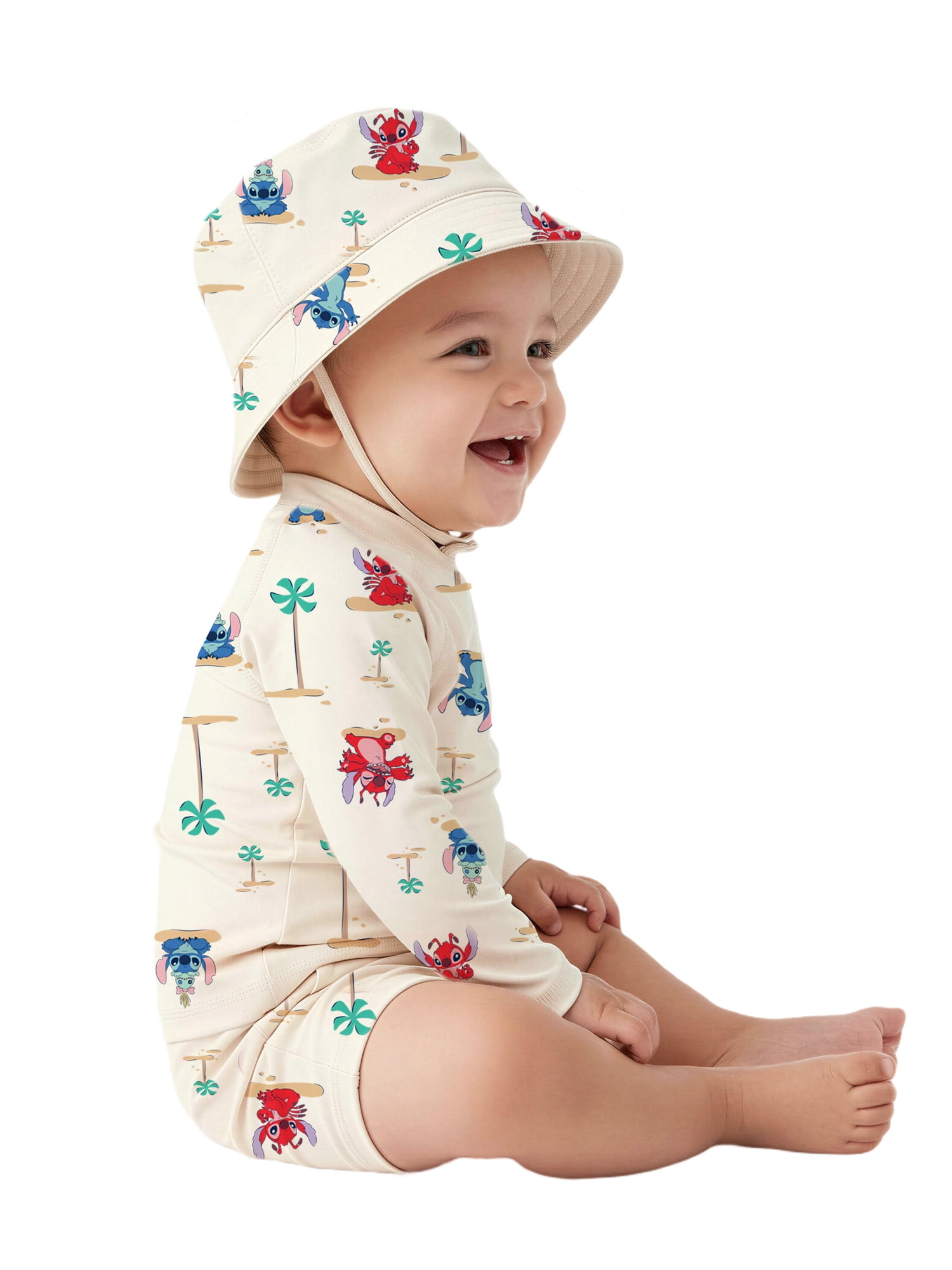 Character Baby Boy Rash Guard Swim Set with Hat, Sizes 0/3M- 12M
