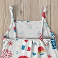 thumbnail image 5 of Ruyang Toddler Baby Jumpsuit Independence Day Clothing Girls Spaghetti Straps 𝐒tars USA Romper Kids American Flag Summer Outfit, 5 of 7