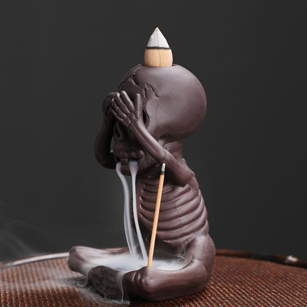 Shape Backflow Incenses Cones Holder, Ceramics Aromatherapys Furnaces Incenses Burners Holder for Home Craft