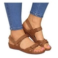 thumbnail image 3 of Fukaraa Women's Orthopedic Sandals Arch Support Open Toe Summer Ankle Strap Comfortable, 3 of 9